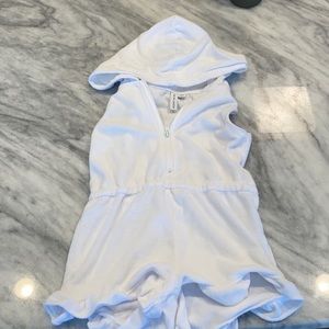 Janie & Jack girl’s white toddler coverup